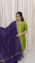 SB1091-Susmi Brand Premium Raw silk Kurti set