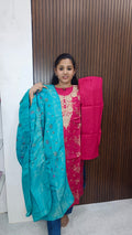 Kurti with pant and dupatta