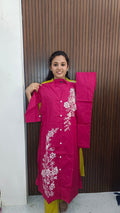 Designer Cotton Coord Set Collection pink