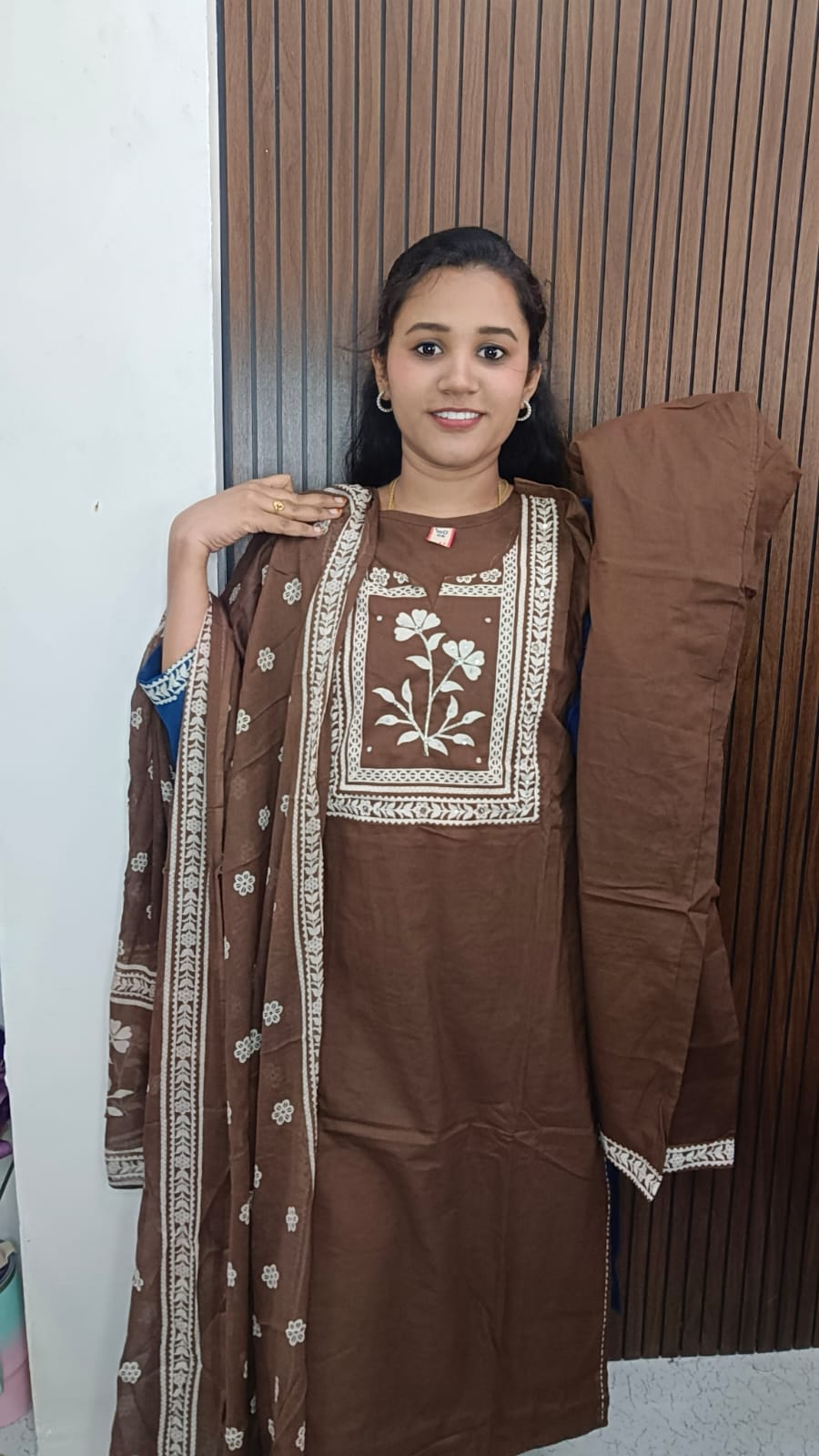 Kurti with pant and dupatta
