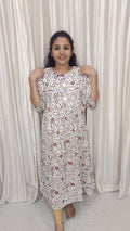 Cotton Maxi warli pink