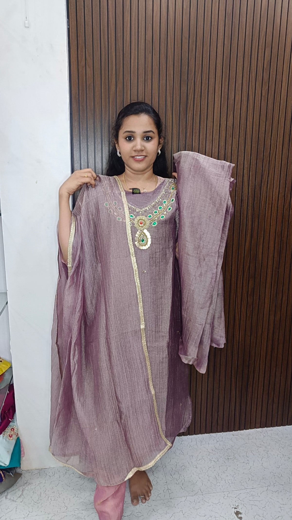 Kurti with pant and dupatta