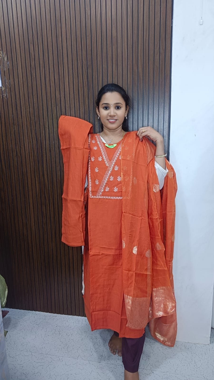 Kurti with pant and duppata