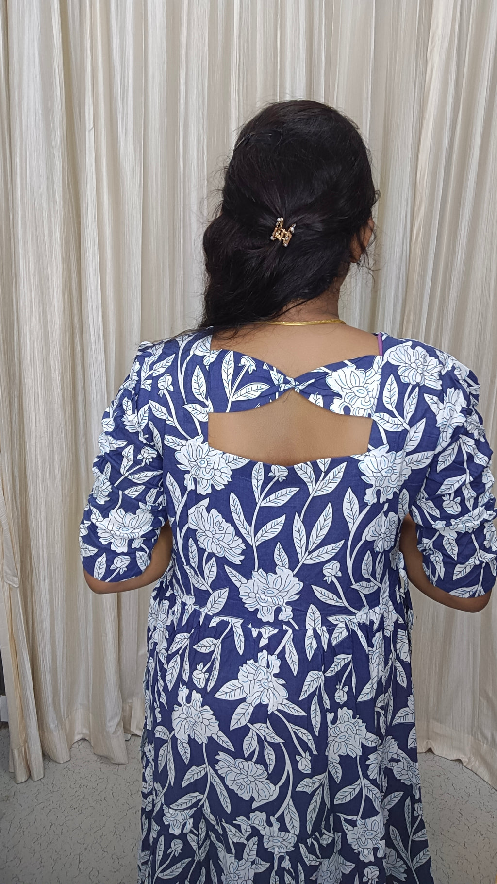 Customized 3 Tire Rayon Maxi