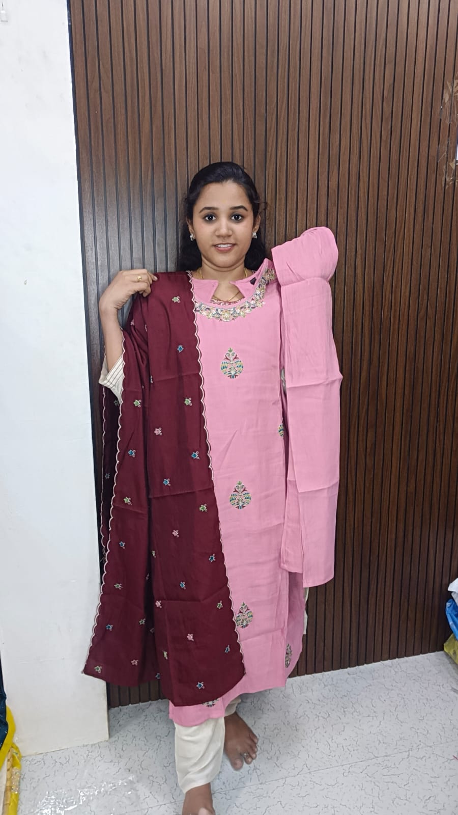 Kurti with pant and duppata