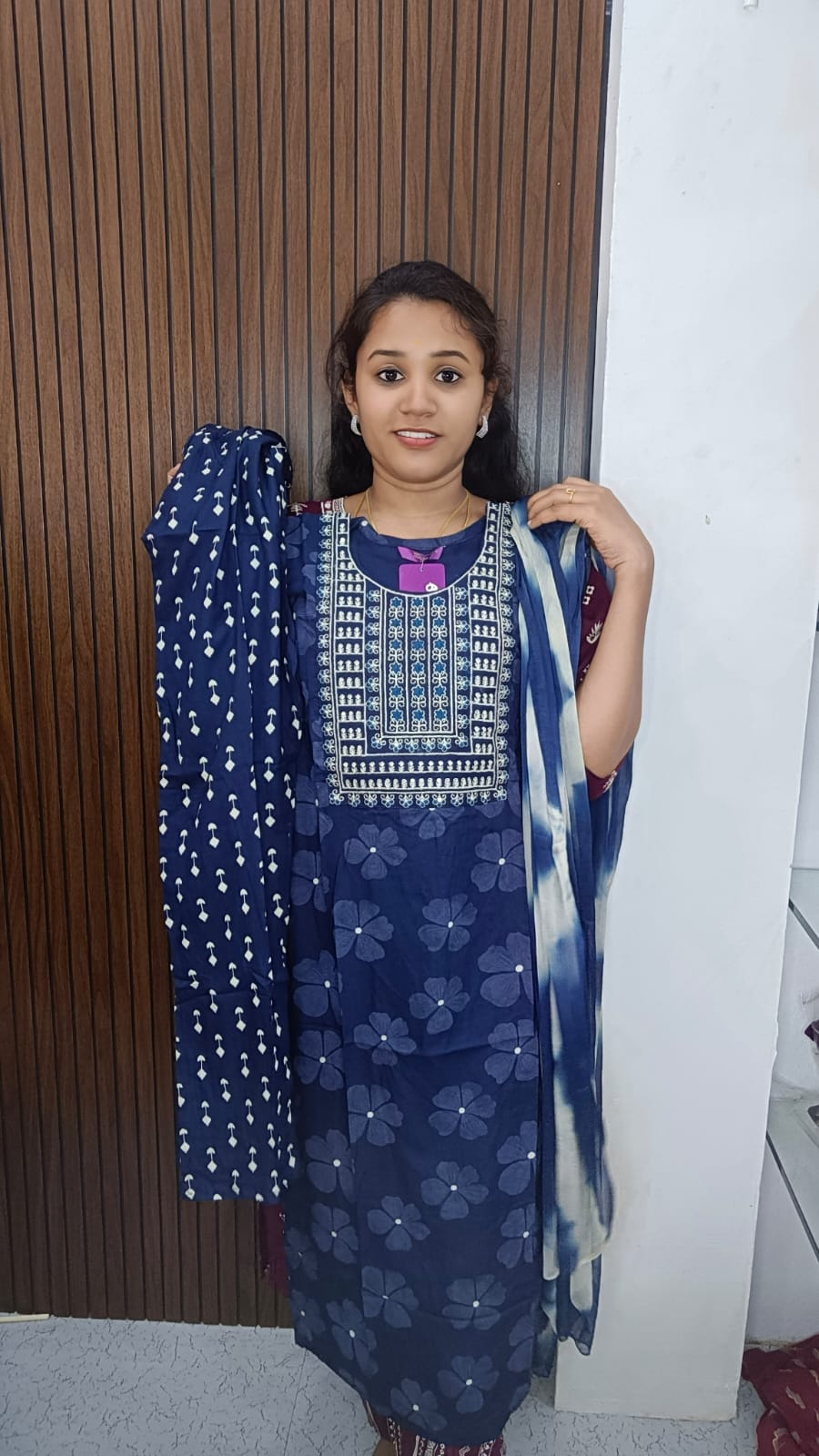 K021 Kurti with pant and dupatta