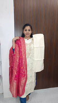 Kurti with pant and dupatta