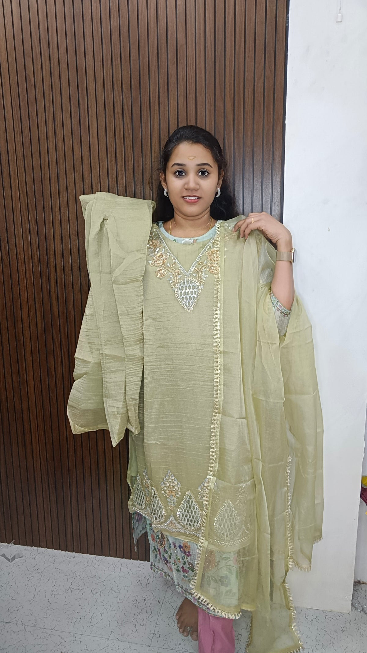Kurti with pant and dupatta