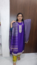 Kurti with pant and dupatta
