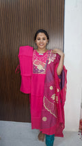 Kurti with pant and dupatta