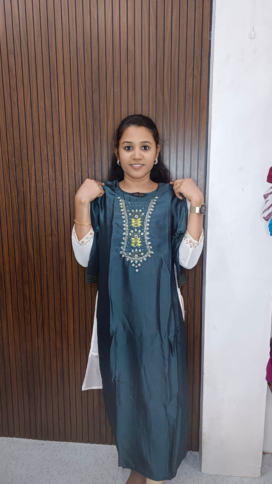 Taffeta kurti
