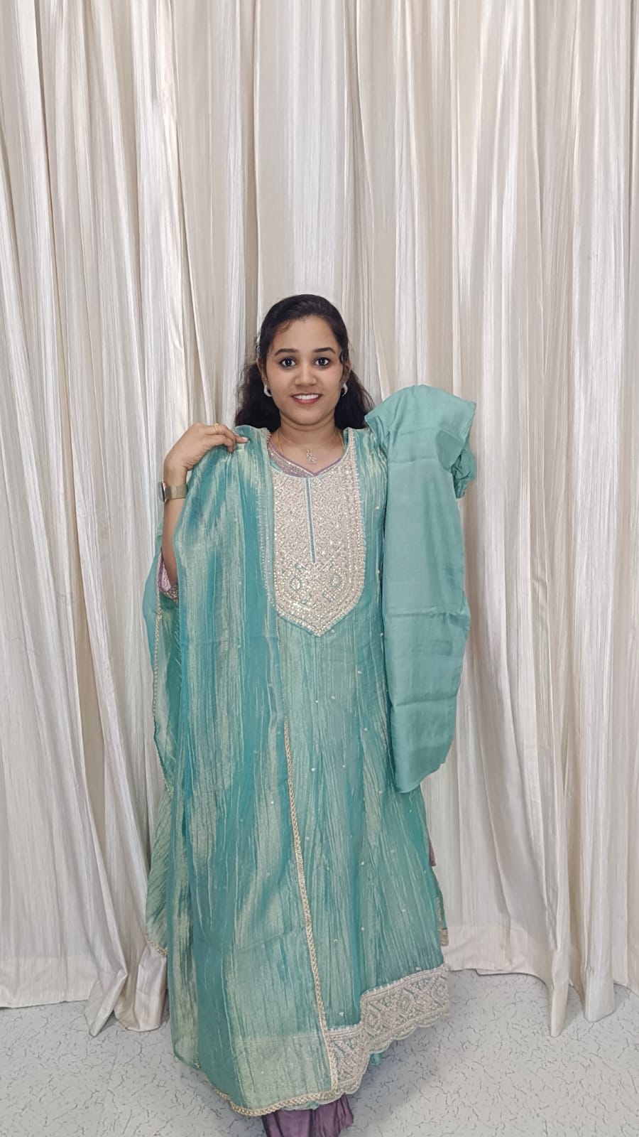 Kurti with pant and dupatta
