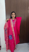 Kurti with pant and dupatta