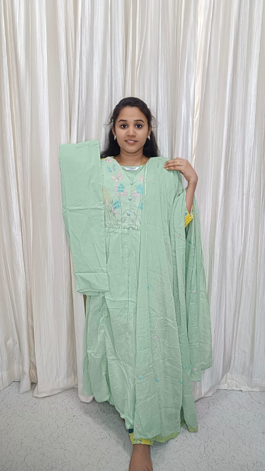 Kurti with pant and dupatta