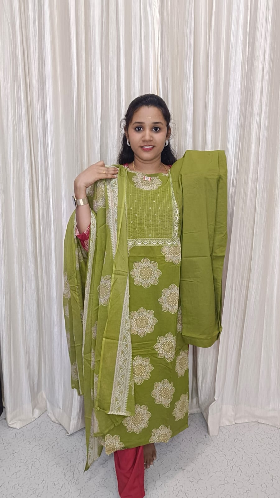 Cotton Side open kurtis