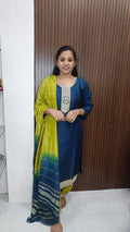 Kurti with pant and dupatta