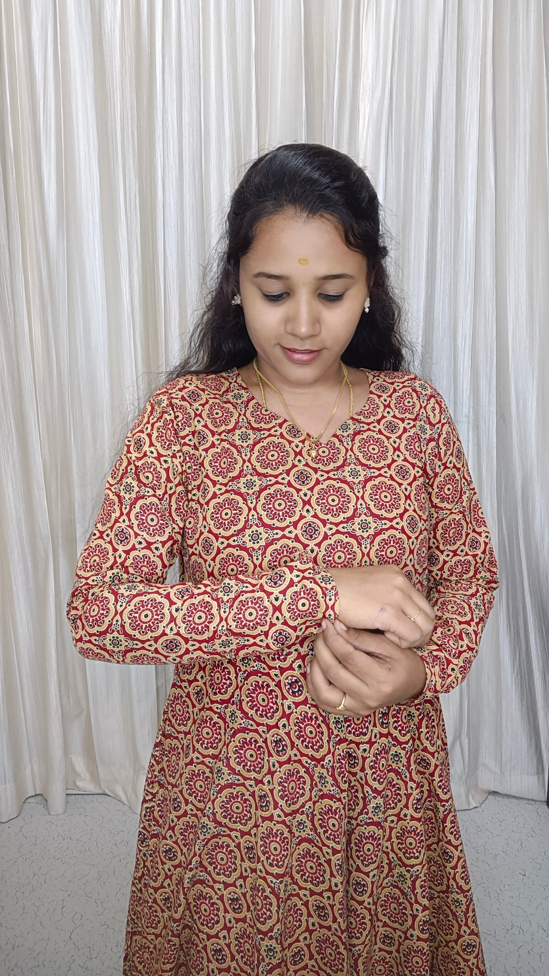 Customised Kalamkari maxi