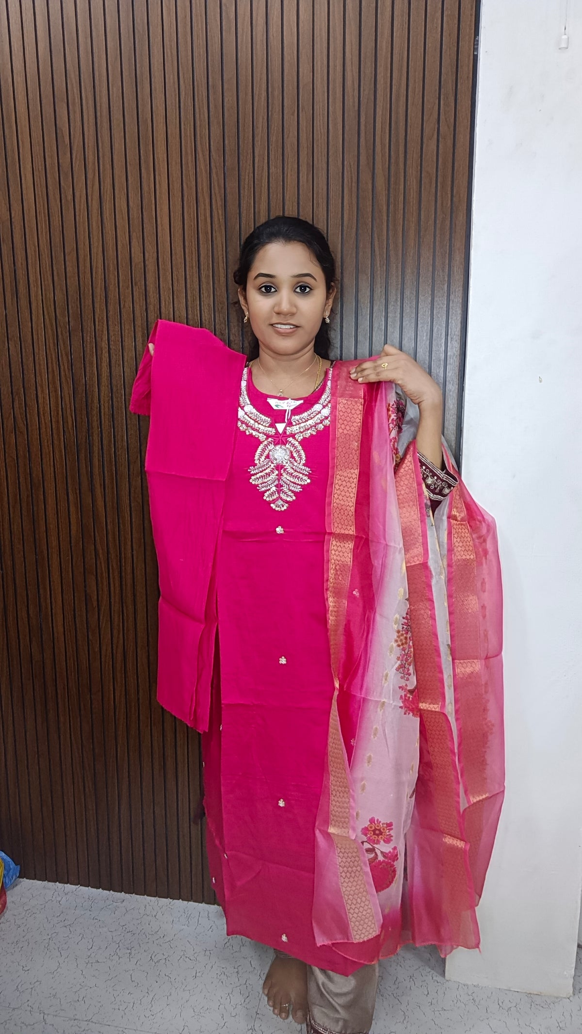 Kurti with pant and dupatta