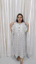 Cotton Maxi warli Black