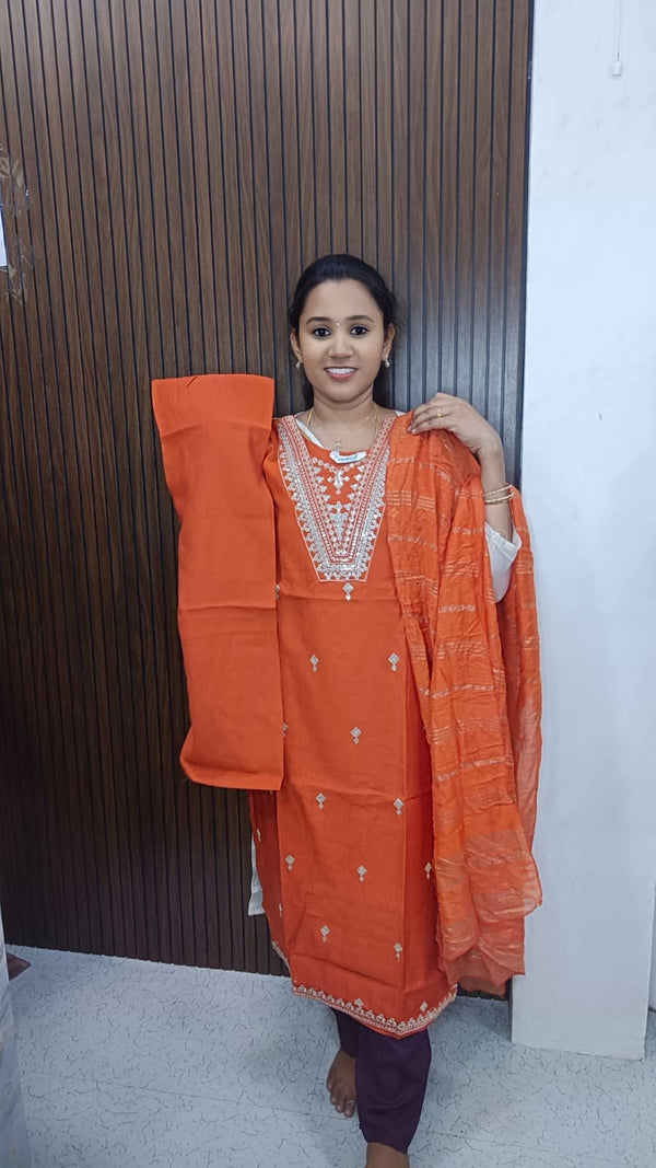 Kurti with pant and duppata
