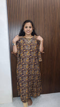 Aline Kalamkari Kurti Black 🖤