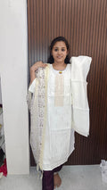 Kurti with pant and dupatta