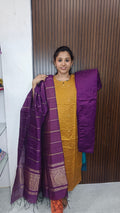 Premium Raw silk Kurti set SB0053