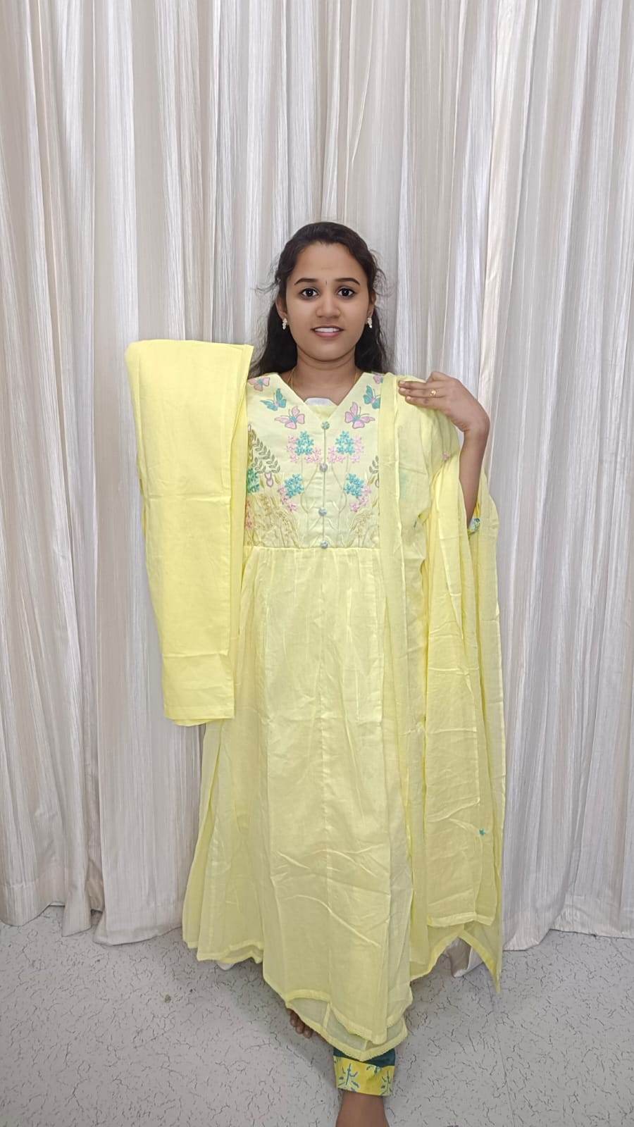 Kurti with pant and dupatta