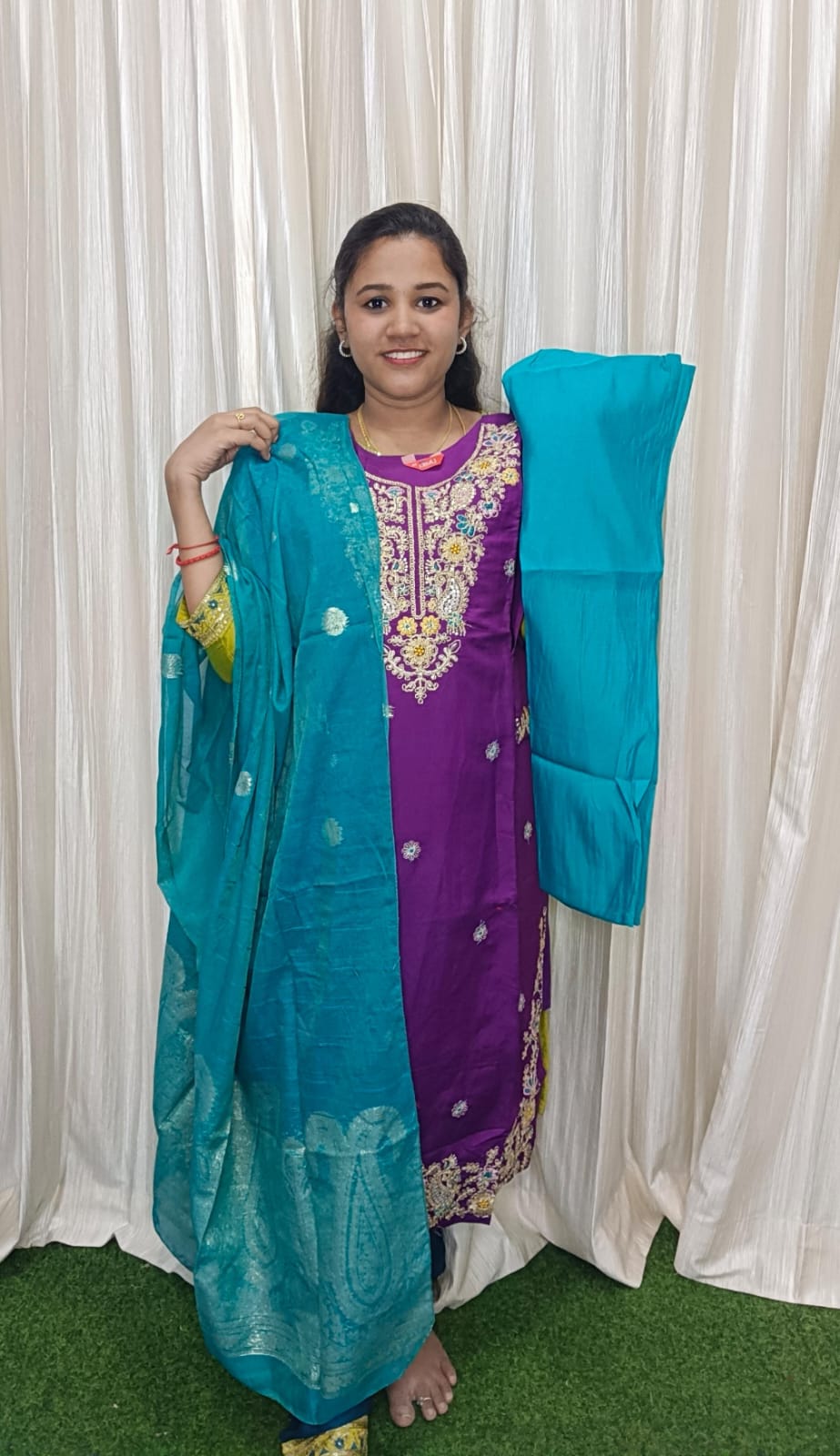 Kurti with pant & Dupatta