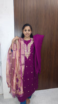 Kurti with pant and dupatta