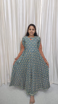 SB106-Customised Kalamkari maxi