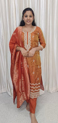 Kurti with pant and dupatta