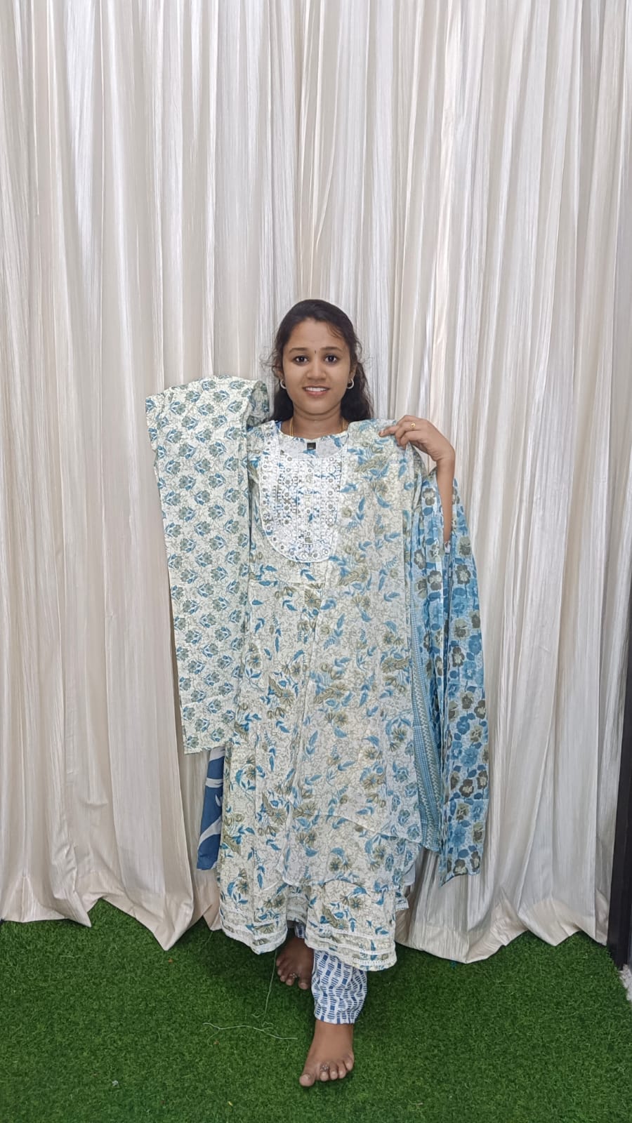 Cotton umbrella 3 piece set
