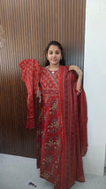 Cotton umbrella 3 piece Kurtis sets