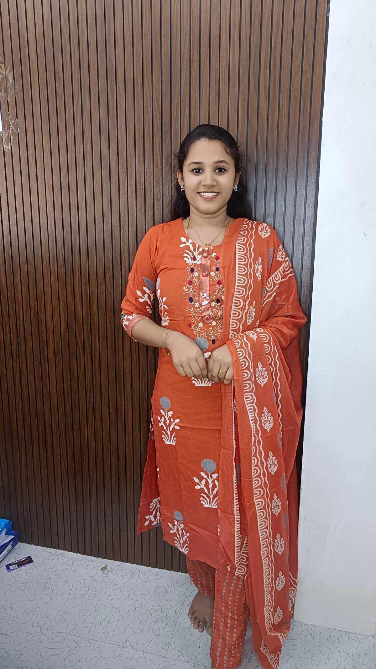 Kurti with pant and dupatta