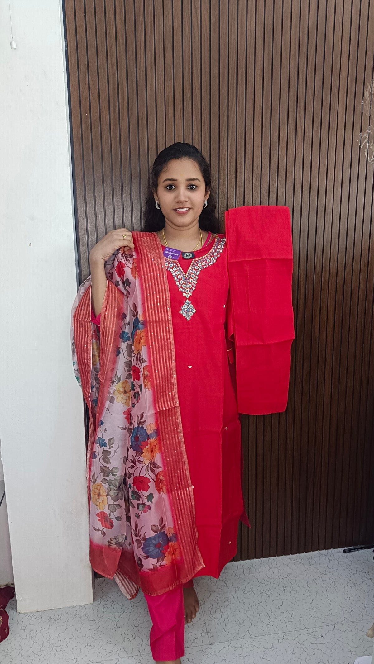 Kurti with pant and dupatta
