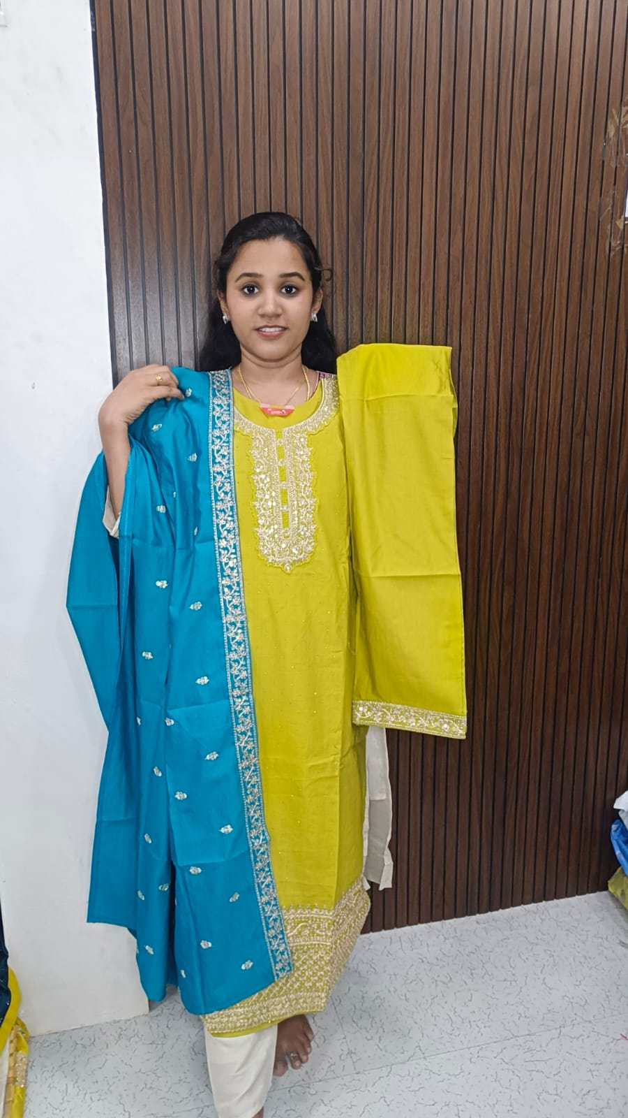 Kurti with pant and duppata