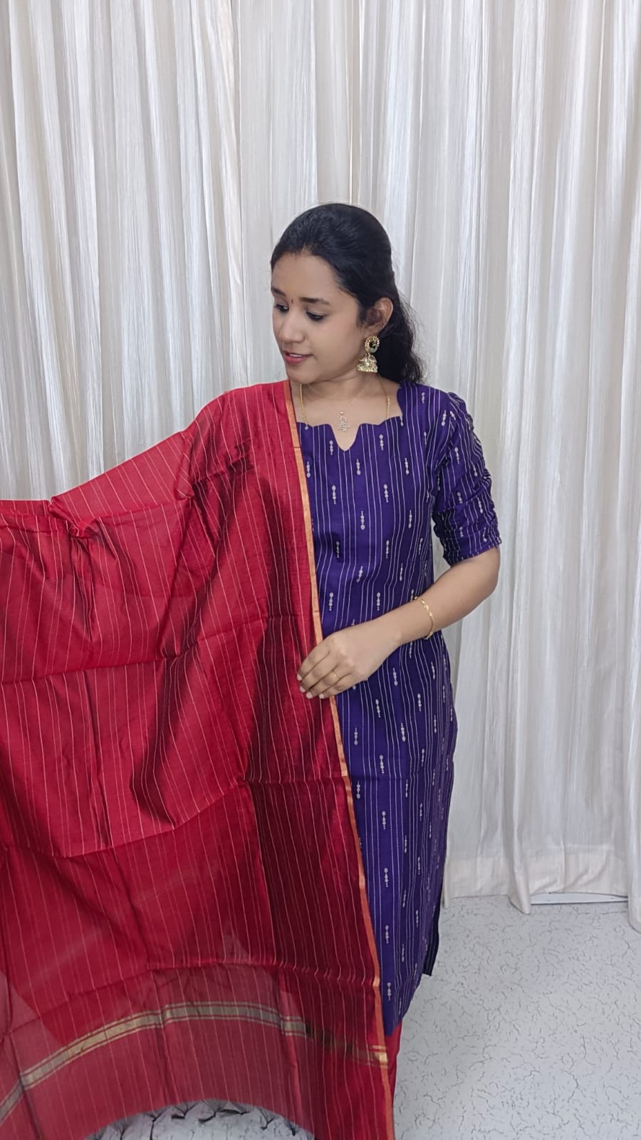 SB1089-Susmi Brand Premium Raw silk Kurti set