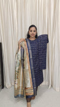 Premium Raw silk Kurti set