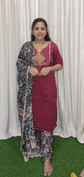 Traditional Mangalgiri 3 piece set