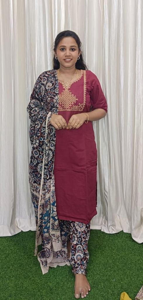 Traditional Mangalgiri 3 piece set