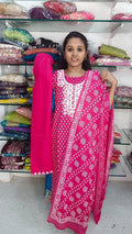 Side open kurti set