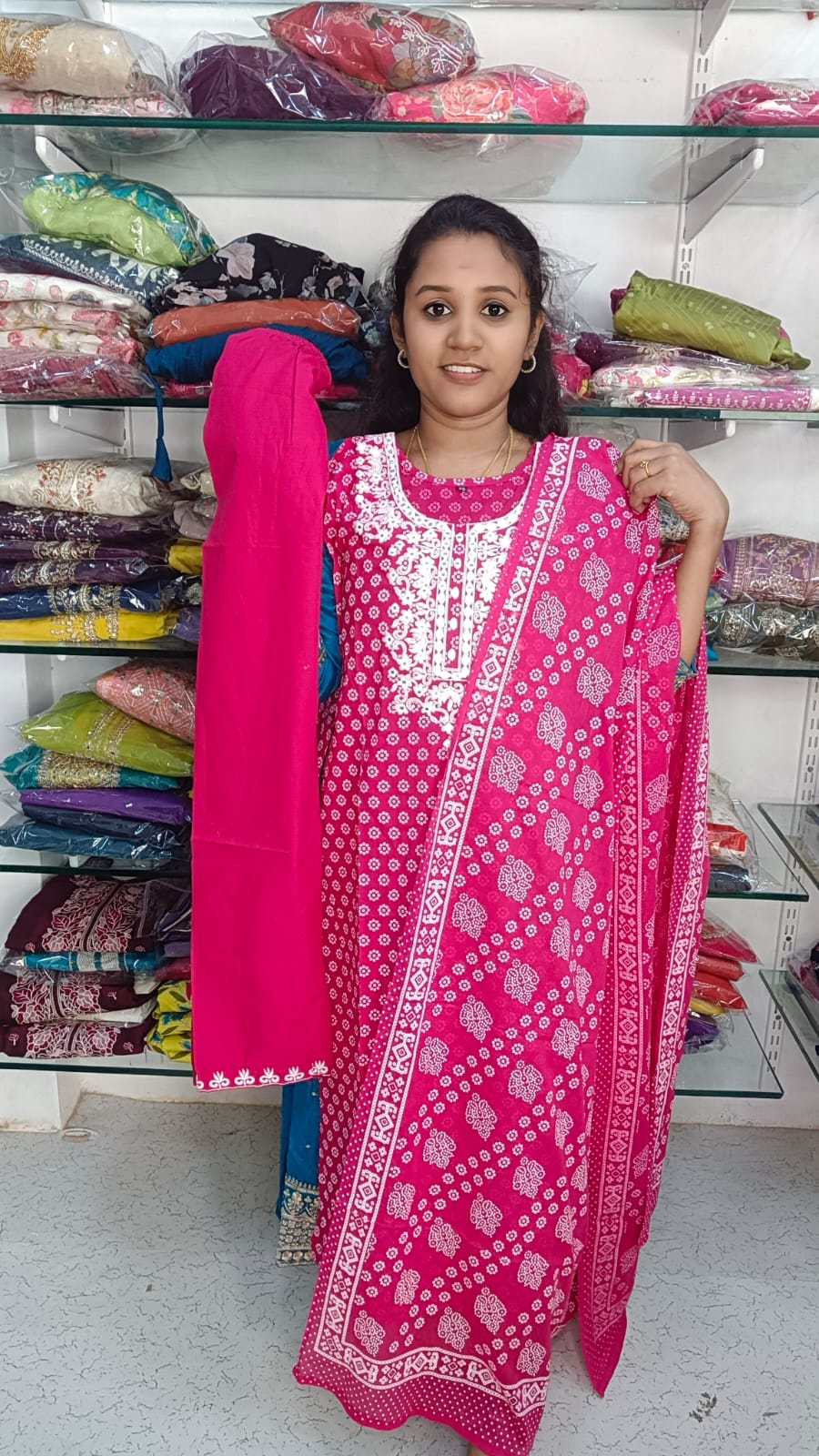 Side open kurti set