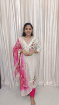 Kurti with pant and dupatta