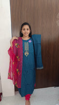 Kurti with pant and dupatta