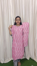 Ikkat side open coord set