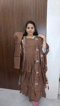 Kurti with pant and dupatta