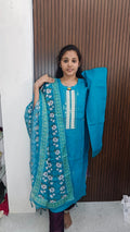 Kurti with pant and dupatta