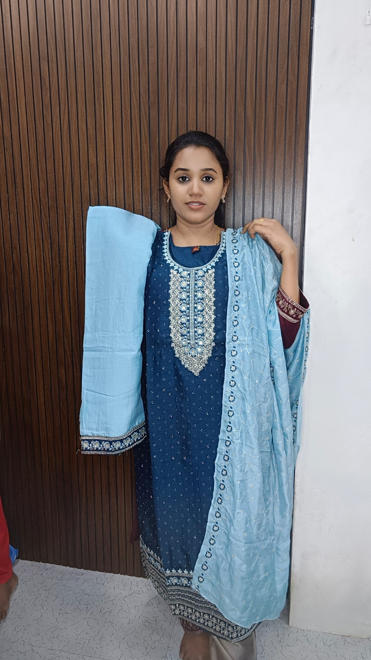 Kurti with pant and dupatta