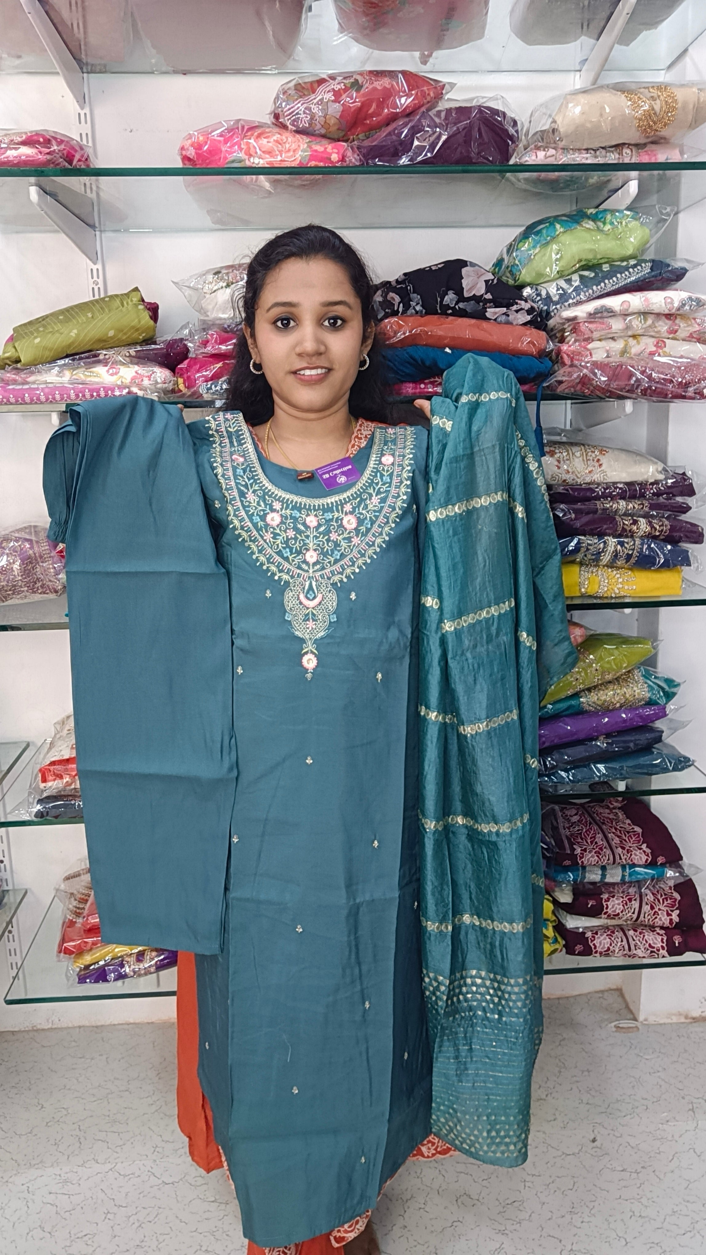 Side open kurti set
